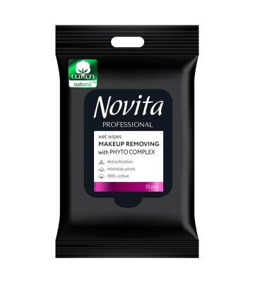 Novita Phyto Complex Vlhčené odličovací ubrousky 15 ks