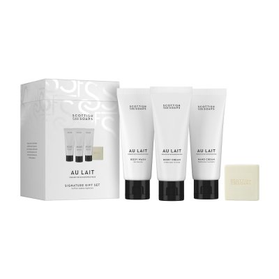 Scottish Fine Soaps Au Lait Sada péče o tělo 4 ks