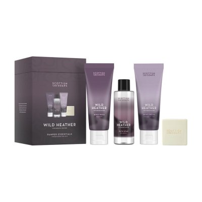 Scottish Fine Soaps Wild Heather Sada péče o tělo 4 ks