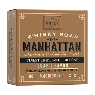 Scottish Fine Soaps Classic Cocktail Blend Tuhé mýdlo The Manhattan 100 g