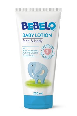 BEBELO Baby lotion face and body pleťové a tělové mléko 200 ml
