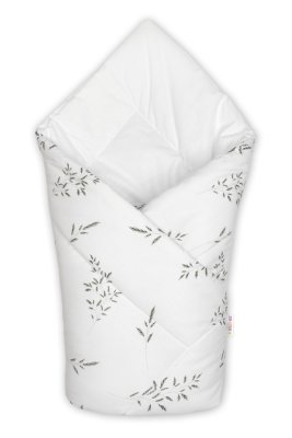 Baby Nellys Kojenecká zavinovačka Klasik Louka, bílá