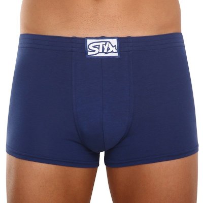 Styx Pánské boxerky klasická guma modré (Q968) XXL