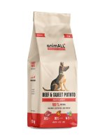 animALL Beef & Sweet Potato granule pro psy 12 kg