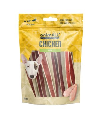 animALL Kuřecí sendvič pamlsky pro psy 250 g