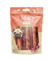 animALL Buvolí tyčka obalená kachním masem pamlsky pro psy 250 g