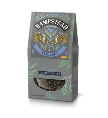 Hampstead Tea BIO Černý sypaný čaj s bergamotem Earl Grey 100 g