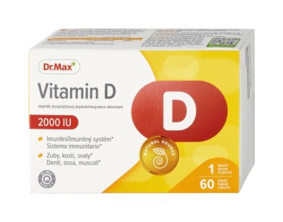 Dr. Max Vitamin D 2000 I.U. 60 kapslí
