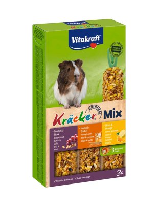 Vitakraft Kräcker Mix morče –⁠⁠⁠⁠⁠⁠ ořechy, med a citrus 3x56 g