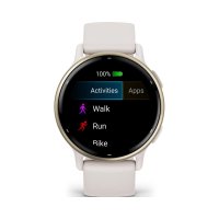 Garmin Vivoactive 5 chytré hodinky Ivory/Cream Gold