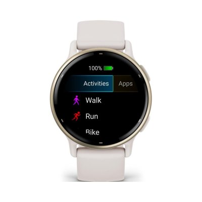 Garmin Vivoactive 5 chytré hodinky Ivory/Cream Gold