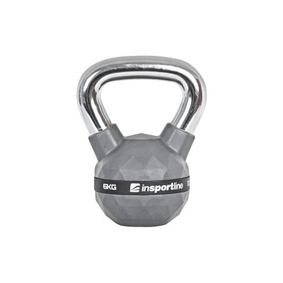 inSPORTline Pogumovaná činka  Ketlebel PU 6kg