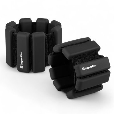 inSPORTline Fitness závaží na kotník a zápěstí Brace černá