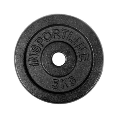 inSPORTline Litinové závaží  Castblack 5 kg 30mm