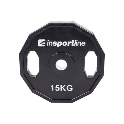 inSPORTline Pogumovaný kotouč  Ruberton 15 kg 30 mm