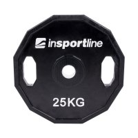 inSPORTline Pogumovaný kotouč  Ruberton 25 kg 30 mm