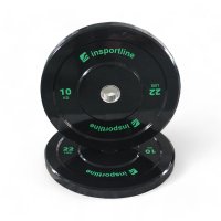 inSPORTline Gumový kotouč  Bumper Plate Lite 10 kg 50 mm