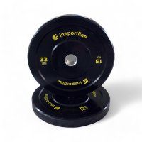 inSPORTline Gumový kotouč  Bumper Plate Lite 15 kg 50 mm