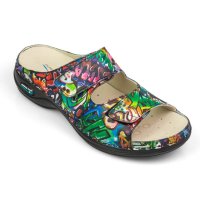 Nursing Care VIENA dámská pantofle pratelná graffiti WG8F3, 41
