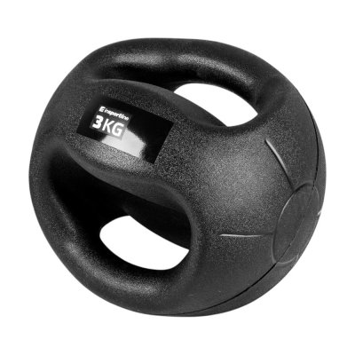 inSPORTline Medicineball s úchopy Grab Me 3 kg