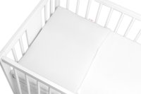 Baby Nellys Mušelínový polštářek s výplní 40 x 60 cm,  Maxi, bílý