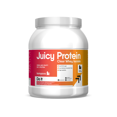 KOMPAVA JUICY Protein,  Mango-Peach  300g /12 dávek