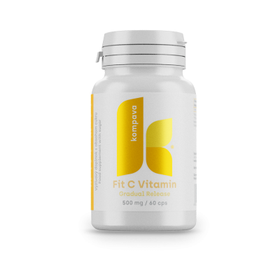 KOMPAVA Fit C Vitamín 500 mg/60 kps