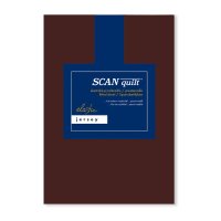 SCANquilt napínací prostěradlo JERSEY ELASTIC LYCRA tmavě hnědá 90 x 200 cm (výška matrace do 30 cm)