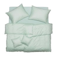 SCANquilt povlečení EXCLUSIVE TENCEL PLUS peříčka eukalyptová 140 x 200/70 x 90 cm