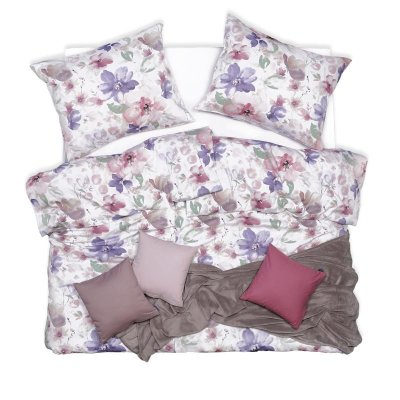 SCANquilt povlečení SATÉN TENCEL DESIGN alice pastelová 140 x 200/70 x 90 cm