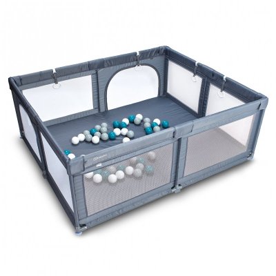 BABYGO ohrádka Playpark Grey