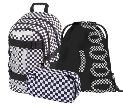 Baagl 3 SET Skate Ska: batoh, penál, sáček