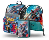 Baagl SET 3 Zippy Skatepark: aktovka, penál, sáček