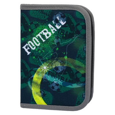 Baagl Školní penál jednopatrový Fotbal