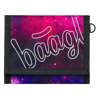 Baagl Peněženka Galaxy fialová