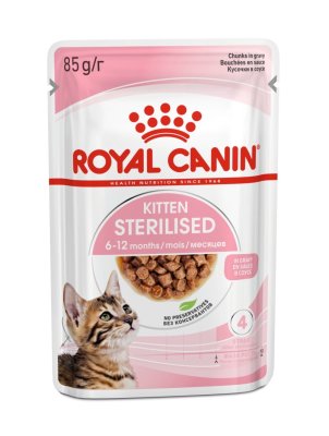 Royal Canin Kitten Sterilised in Gravy kapsička 85 g