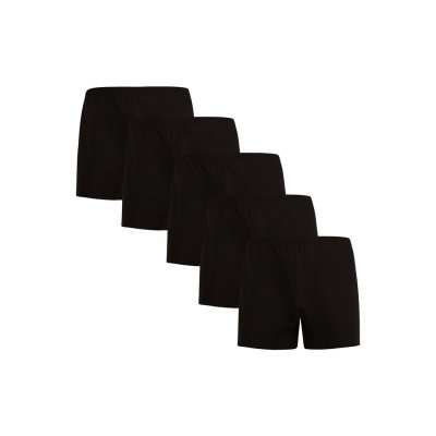 Nedeto 5PACK pánské trenky černé (5NDTT001) S