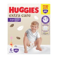 Huggies Extra Care Pants 6 15–25 kg 60 ks