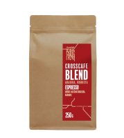 CrossCafe Pražírna Blend 70% Arabica 30% Robusta zrnková káva 250 g