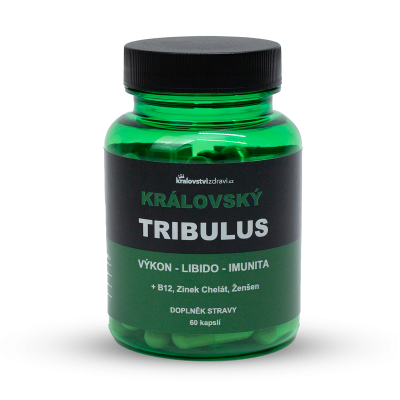 Království zdraví Královský Tribulus 90% Kotvičník 500 mg 4v1, 60 kapslí