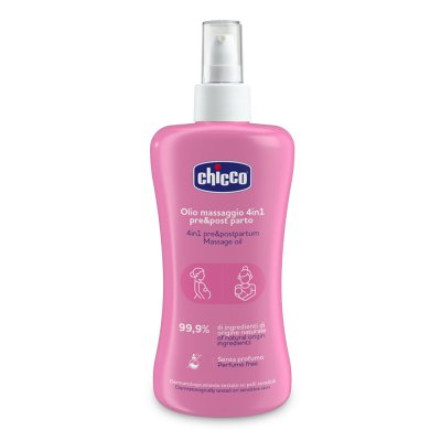 Chicco Masážní olej před a po porodu 4v1 200 ml
