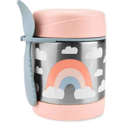 SKIP HOP Spark Style Termoska na jídlo se lžičkou/vidličkou Duha 325 ml, 3r+ SKIP HOP Spark Style Termoska na jídlo se lžičkou/vidličkou Duha 325 ml, 3r+