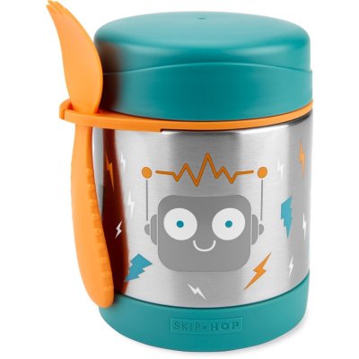 SKIP HOP Spark Style Termoska na jídlo se lžičkou/vidličkou Robot 325 ml, 3r+ SKIP HOP Spark Style Termoska na jídlo se lžičkou/vidličkou Robot 325 ml, 3r+