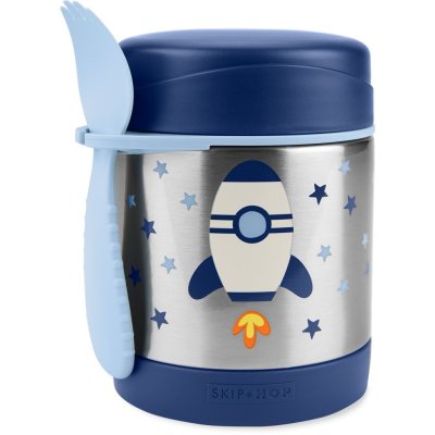 SKIP HOP Spark Style Termoska na jídlo se lžičkou/vidličkou Raketa 325 ml, 3r+ SKIP HOP Spark Style Termoska na jídlo se lžičkou/vidličkou Raketa 325 ml, 3r+