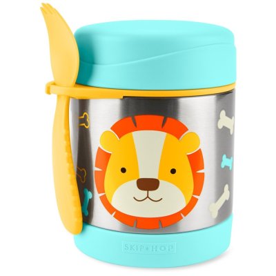 SKIP HOP Zoo Termoska na jídlo se lžičkou/vidličkou Lev 325 ml, 3r+ SKIP HOP Zoo Termoska na jídlo se lžičkou/vidličkou Lev 325 ml, 3r+
