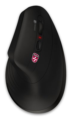 Connect IT For Health Ergonomická vertikální myš bezdrátová černá
