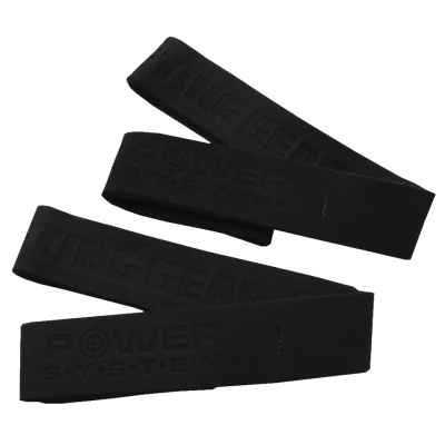 Power System Posilovací kožené trhačky PS 3320 - černé