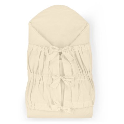 Petite&Mars Zavinovačka šněrovací Nurse s pevnou kokosovou vložkou Light Beige 75x75 cm