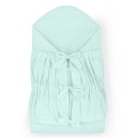 Petite&Mars Zavinovačka šněrovací Nurse s pevnou kokosovou vložkou Frosted Mint 75x75 cm