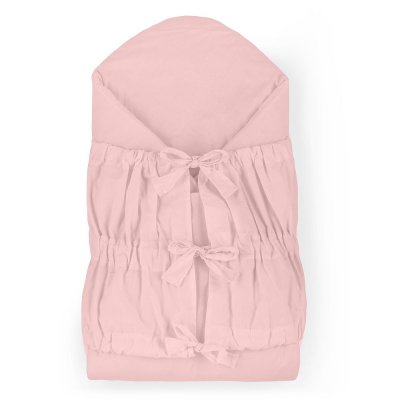 Petite&Mars Zavinovačka šněrovací Nurse s pevnou kokosovou vložkou Dusty Pink 75x75 cm